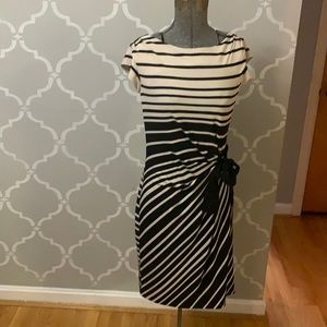 Stripe dress Taylor brand size 8
